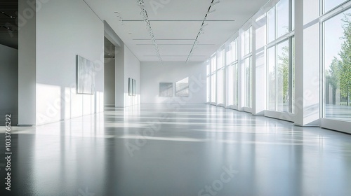 Wallpaper Mural Bright and Spacious Interior of Modern Gallery Torontodigital.ca