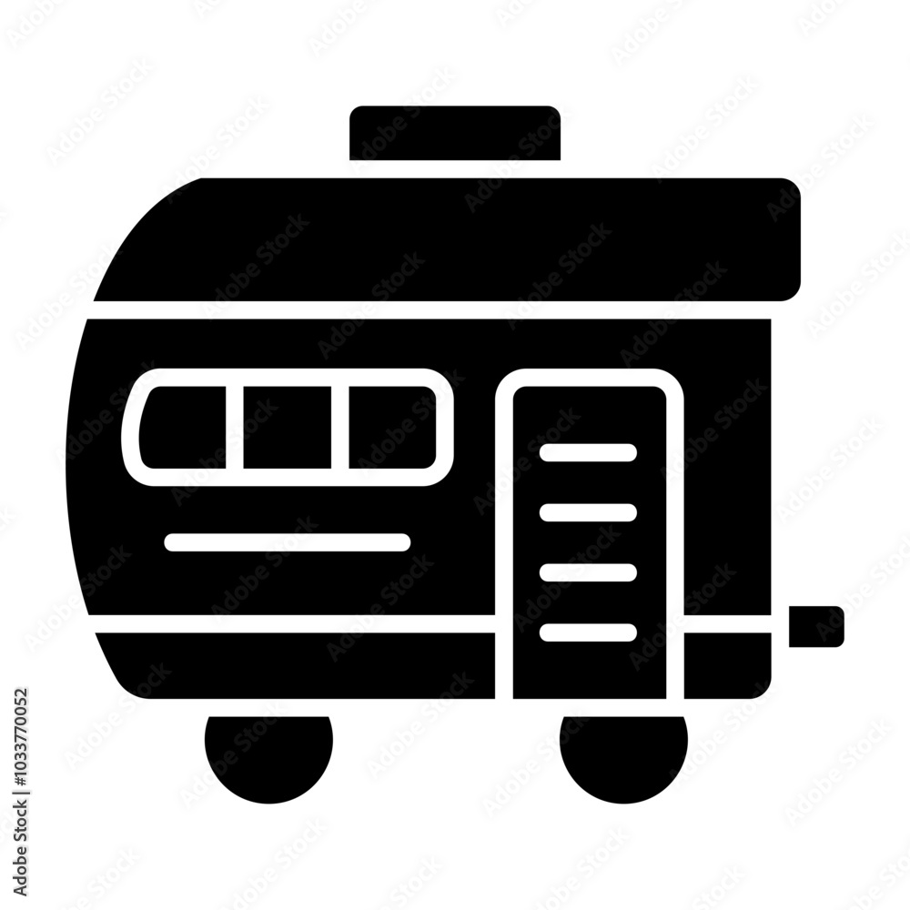 Fototapeta premium Trailer Icon