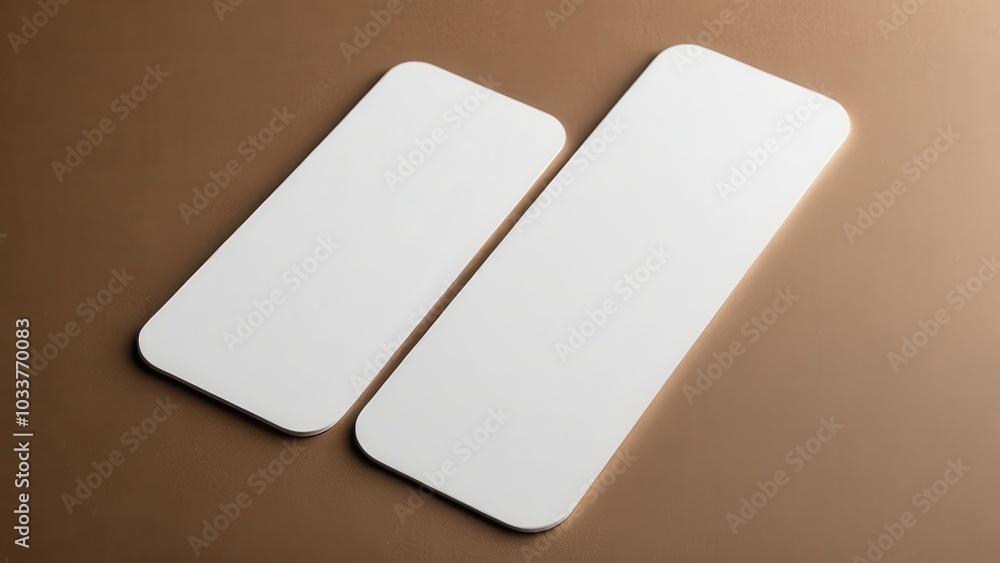 Realistic bookmark mockup featuring a simple, rectangular design. Perfect for showcasing book-related designs or promotional materials in a clean, minimal setting Realistic bookmark mockup featuring a simple, rectangular design. Perfect for showcasing book-related designs or promotional materials in a clean, minimal setting