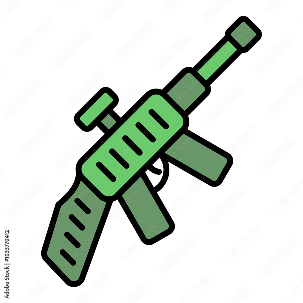 Obraz premium Gun Icon