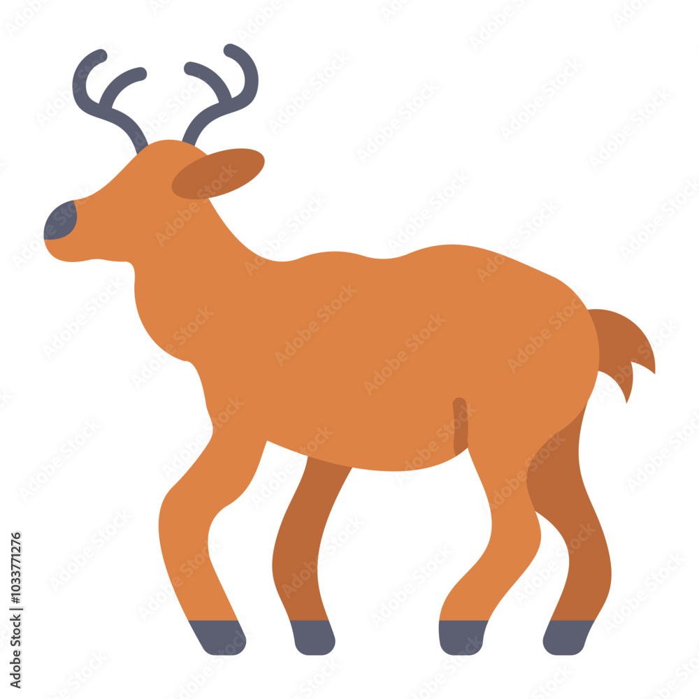 Obraz premium Deer Icon