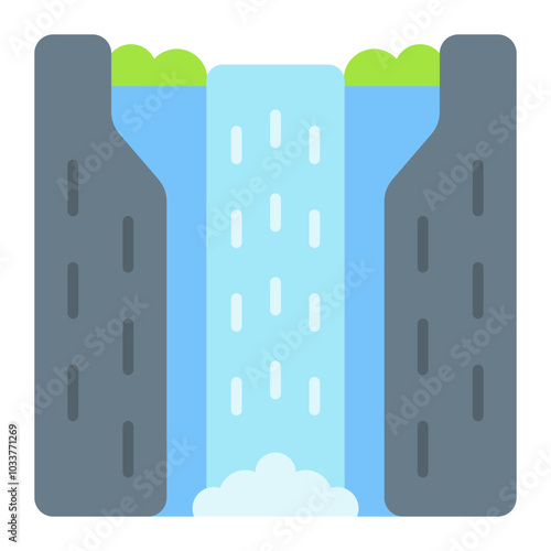 Waterfall Icon