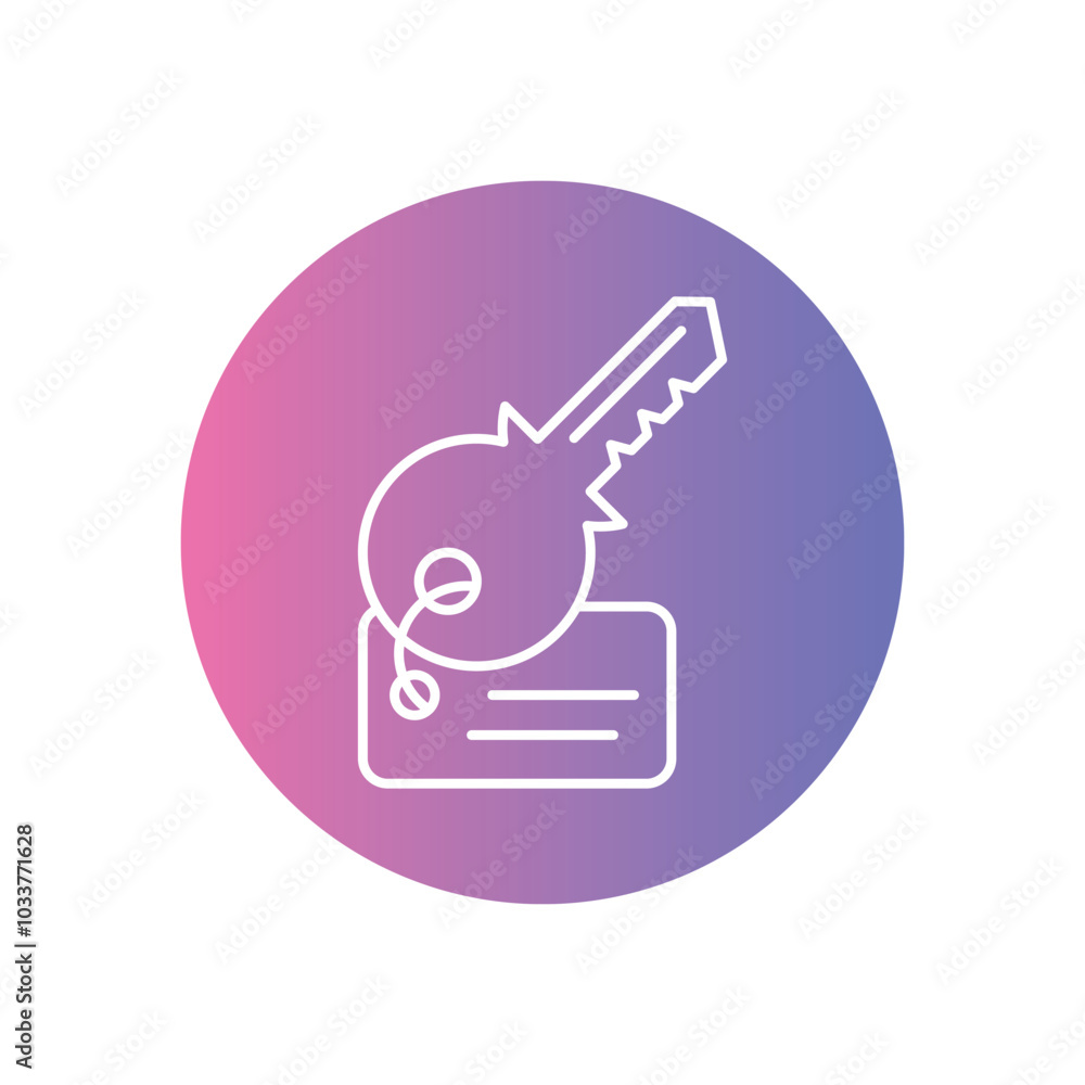 Key vector icon stock illustration Key vector icon stock illustration