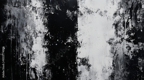 Wallpaper Mural Abstract grunge black and white distressed texture background Torontodigital.ca