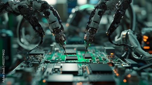 Robotic Arms Delicately Ass...