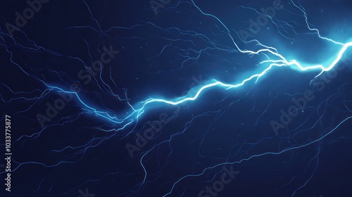 Abstract Lightning Bolt