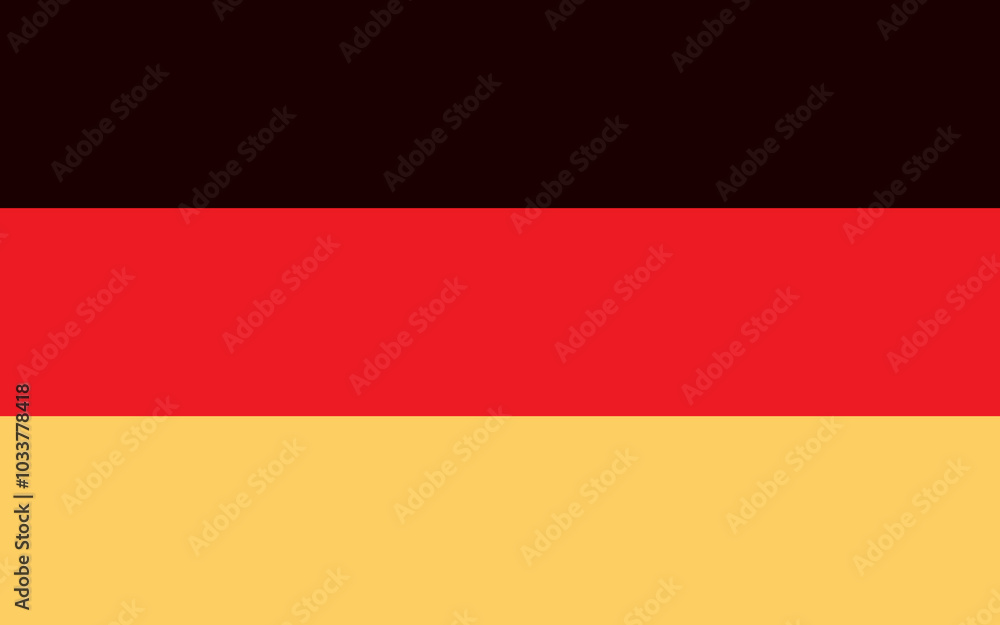 Germany official flag vector with standard size and proportion. National flag emblem with accurate size and colors. Germany official flag vector with standard size and proportion. National flag emblem with accurate size and colors.