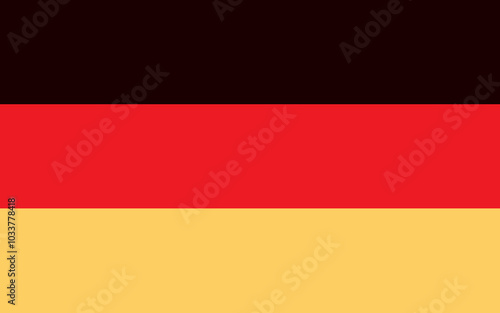 Free Download Germany official flag vector with standard size and proportion. National flag emblem with accurate size and colors. - GFXLoad