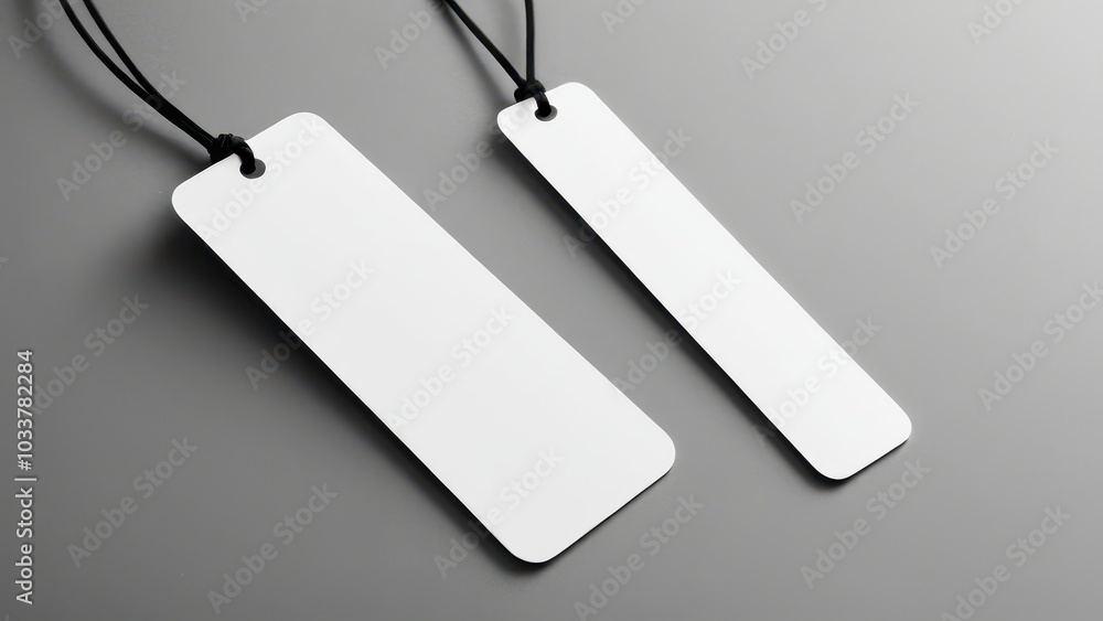 High-quality bookmark mockup displaying a clean, vertical layout. Ideal for design presentations, product promotions, or branding purposes with no logos or text High-quality bookmark mockup displaying a clean, vertical layout. Ideal for design presentations, product promotions, or branding purposes with no logos or text