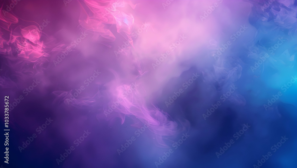Fototapeta premium Blurred background in purple and blue colors for design, banner, or presentation with copy space area