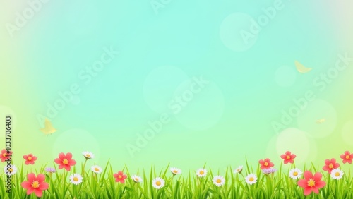 Colorful Floral Background for Festival Celebrations