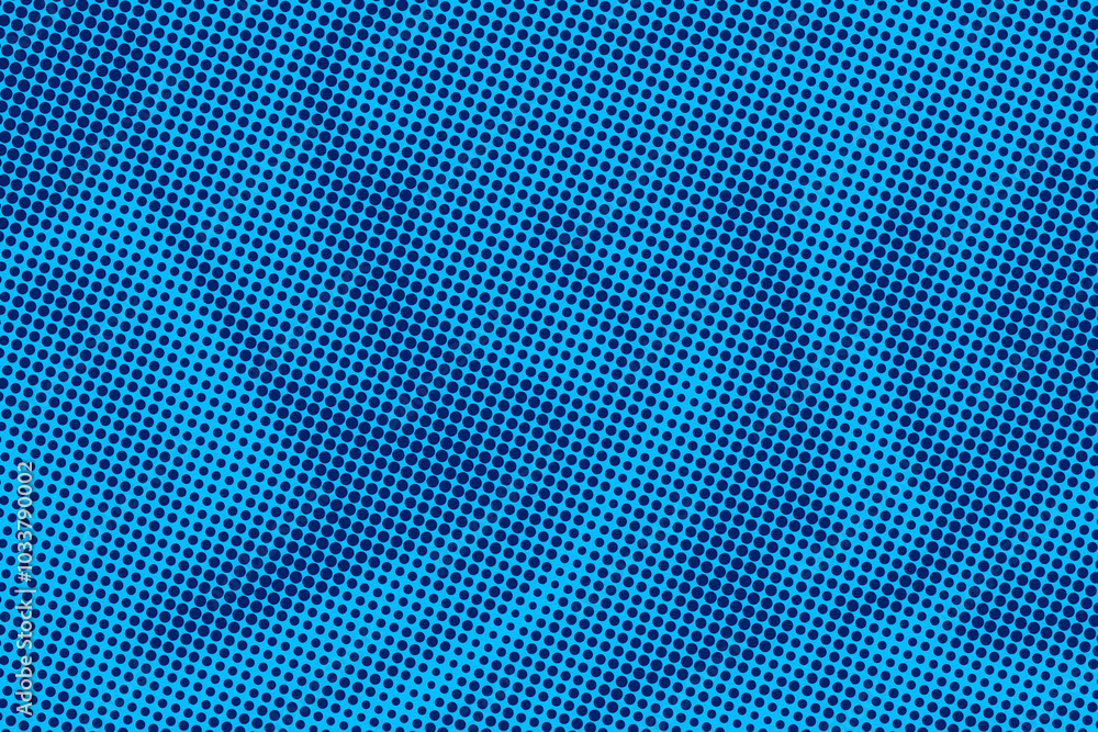 Fototapeta premium Blue Halftone Pattern Background. Technology Banner. Abstract Business Wallpaper. Vector Illustration