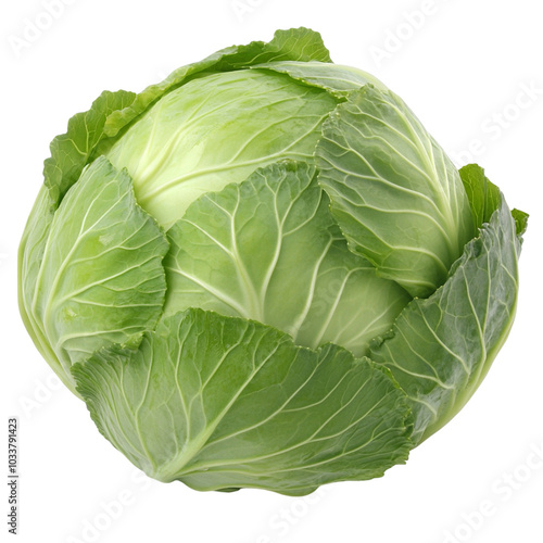 Fresh and Vibrant Cabbage Image Perfect for Culinary and Nutritional Contexts in Cookbook or Health-related Projects