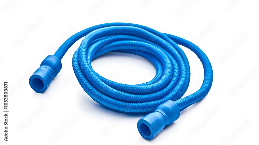 skipping or jump rope isolated on white background. skipping or jump rope isolated on white background.