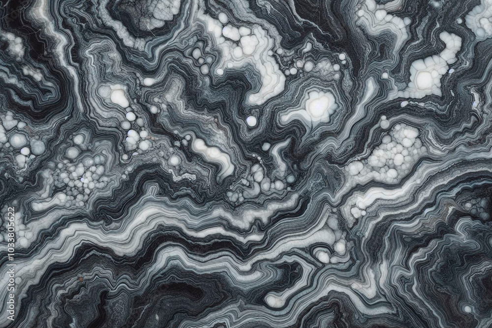 Granite Texture: Striking Black and White Swirl Design for Commercial Applications,generative ai Granite Texture: Striking Black and White Swirl Design for Commercial Applications,generative ai