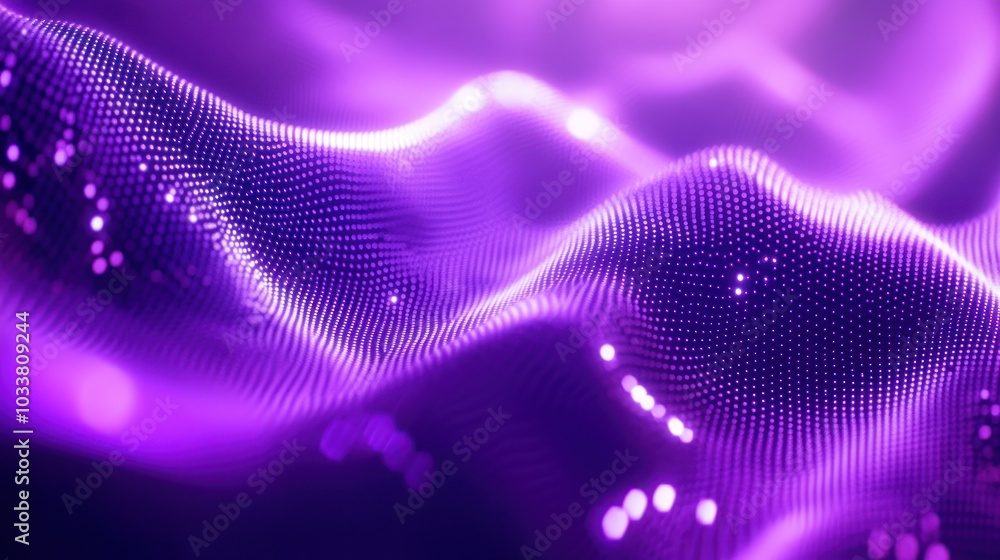 Abstract Purple 3D Wave Abstract Purple 3D Wave