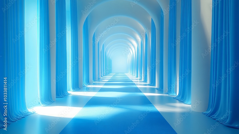 Blue Archway: A Path to Light and Hope Blue Archway: A Path to Light and Hope