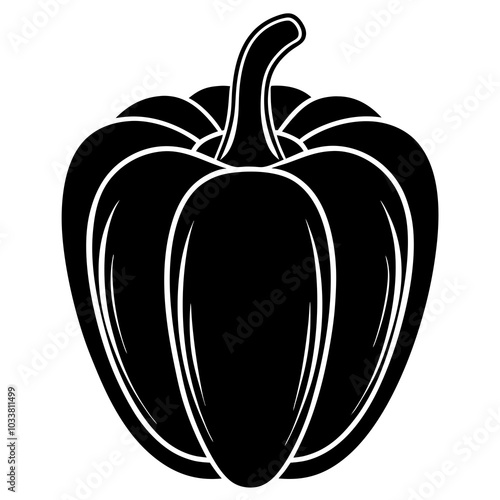 Capsicums-icon-silhouette-vector-art-illustration