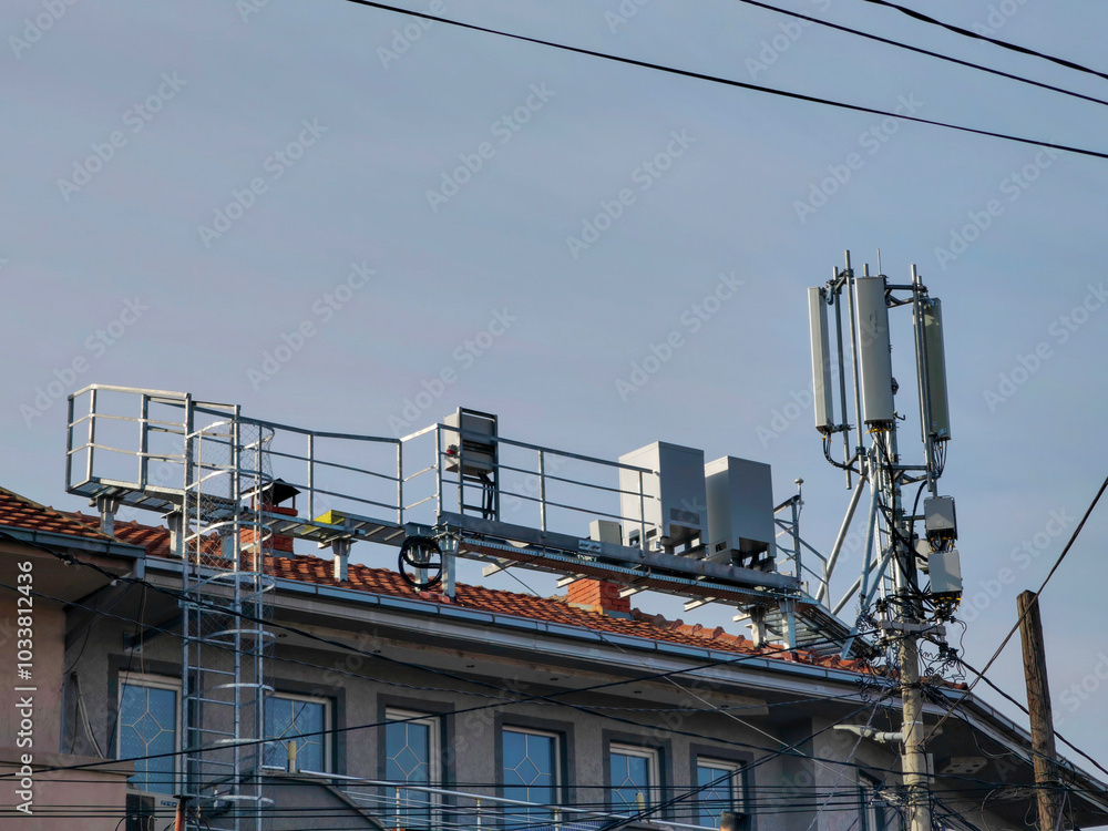 Cell Tower Antenna on Rooftop: The Future is Here – 5G Connectivity Cell Tower Antenna on Rooftop: The Future is Here – 5G Connectivity