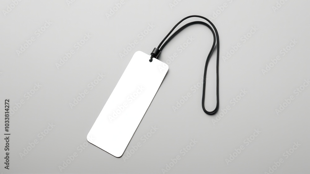 Realistic bookmark mockup featuring a simple, rectangular design. Perfect for showcasing book-related designs or promotional materials in a clean, minimal setting Realistic bookmark mockup featuring a simple, rectangular design. Perfect for showcasing book-related designs or promotional materials in a clean, minimal setting