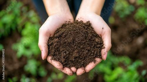 Hands Holding Soil