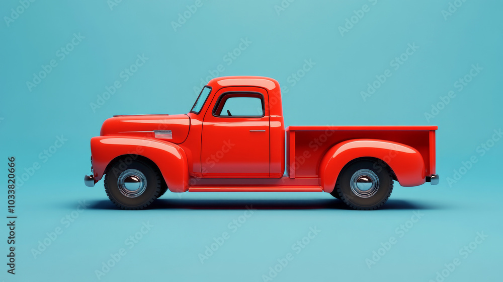A 3D rendering of a pickup truck isolated on a plain background.
A 3D rendering of a pickup truck isolated on a plain background.