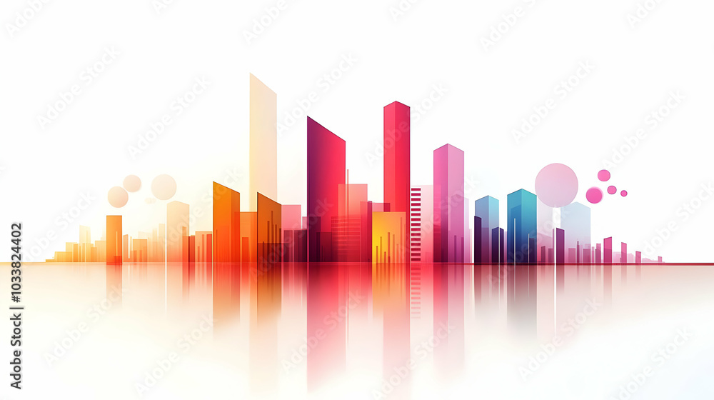 Abstract Vector City Skyline Illustration Abstract Vector City Skyline Illustration