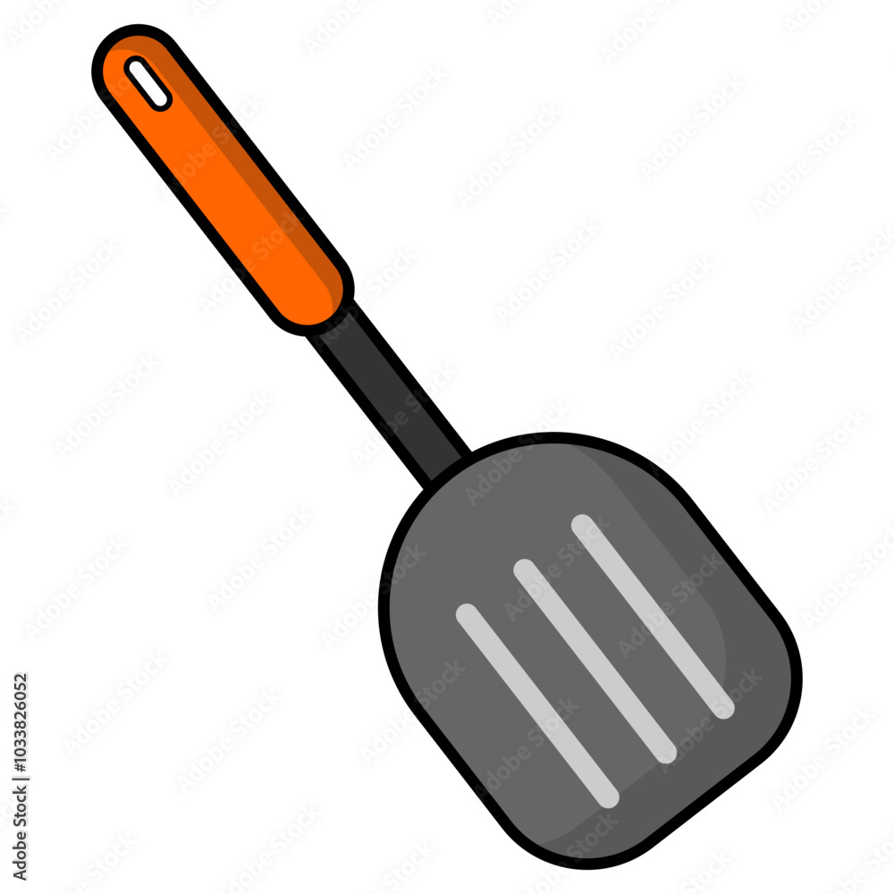Spatula icon with flat style Spatula icon with flat style