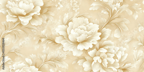 Vintage floral texture art background