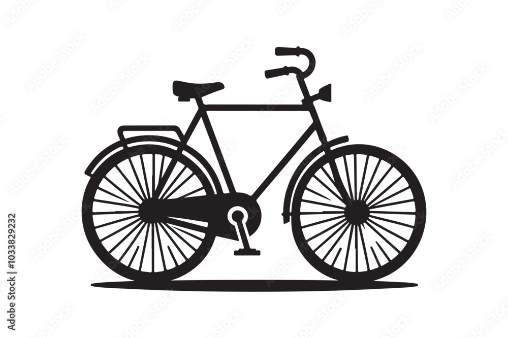 Simple Bicycle Vector Icons. Silhouette Design Collection. Simple Bicycle Vector Icons. Silhouette Design Collection.