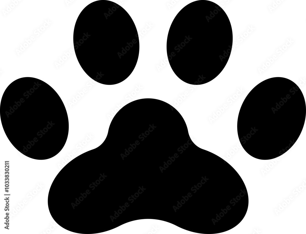 Cat Paw Print Icon Cat Paw Print Icon