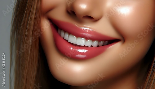 Close-Up of a Smiling Mouth