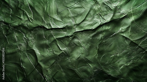 Wallpaper Mural Genuine green leather texture background with copy space Torontodigital.ca