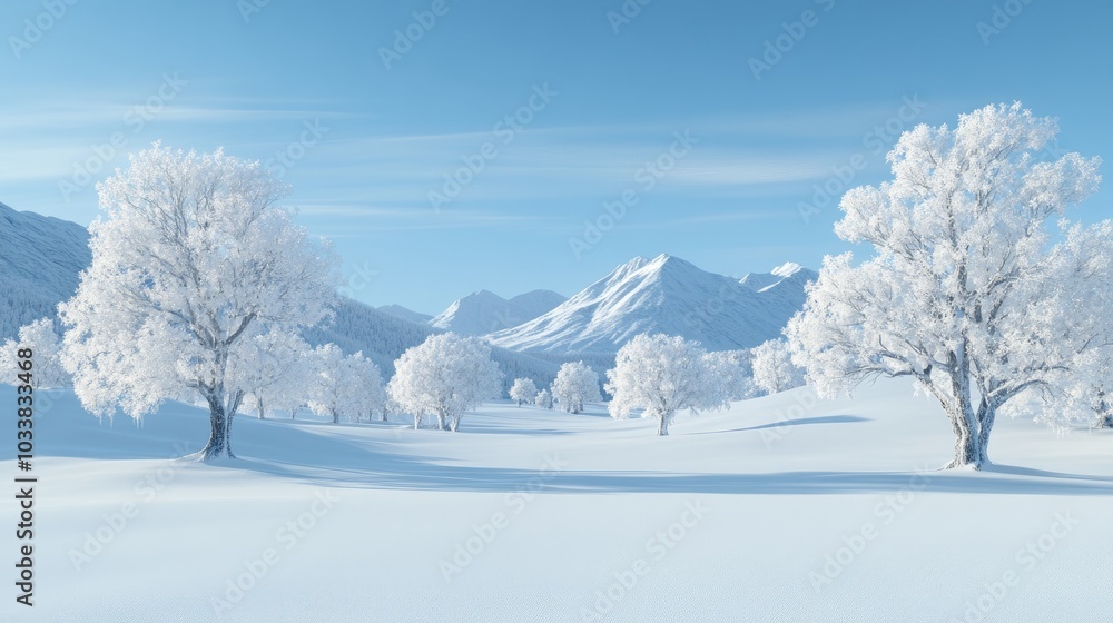 A sleek gray luxury car navigates a winding snowy road, showcasing its elegance against a backdrop of winter trees and distant mountains under bright blue skies A sleek gray luxury car navigates a winding snowy road, showcasing its elegance against a backdrop of winter trees and distant mountains under bright blue skies
