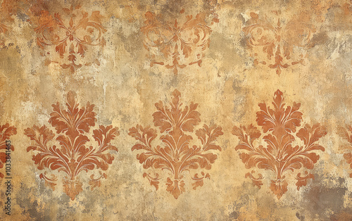 Vintage floral texture art background
