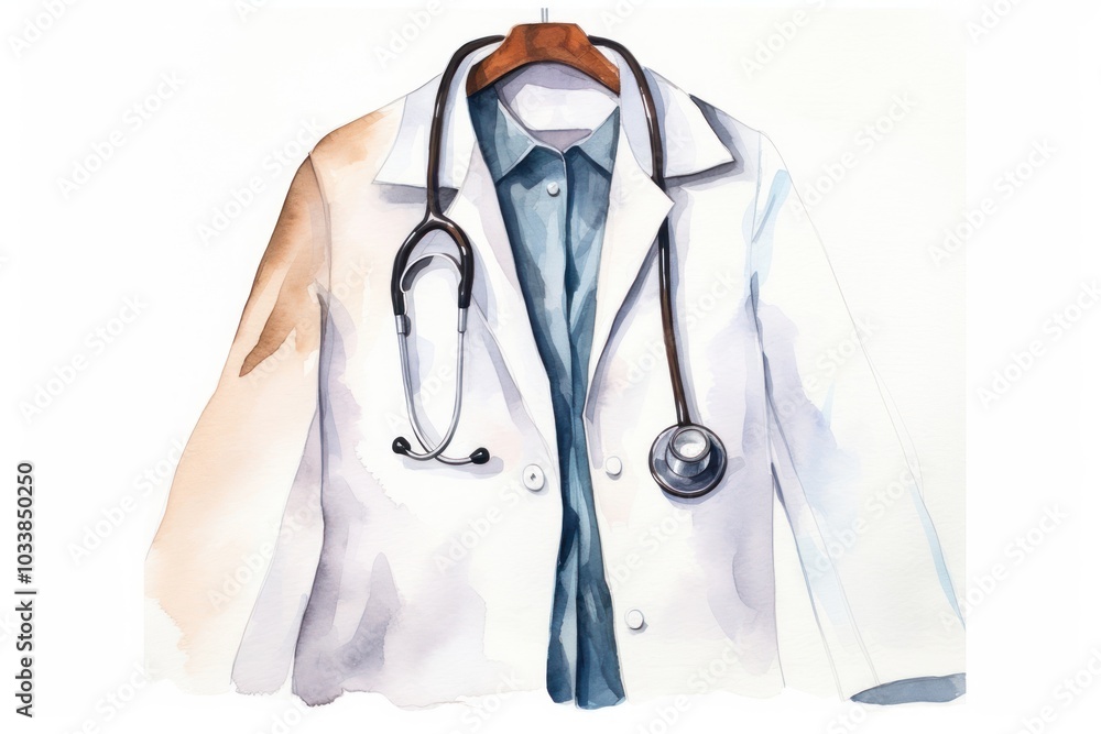 Stethoscope outerwear physician expertise. Stethoscope outerwear physician expertise.