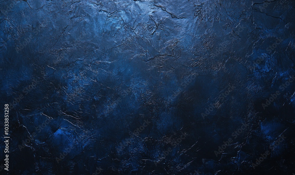 Fototapeta premium Dark Blue Textured Abstract Background Design