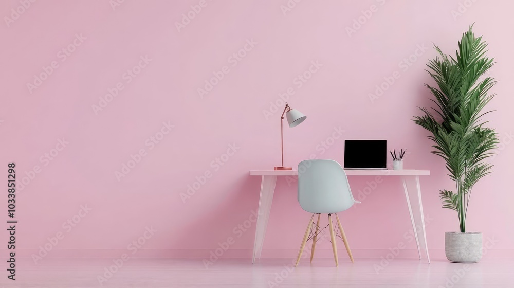Minimalist Pink Desk Setup for Clean Aesthetic Minimalist Pink Desk Setup for Clean Aesthetic