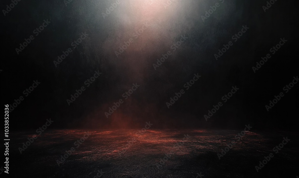 Dark Mystical Empty Background with Soft Light Dark Mystical Empty Background with Soft Light