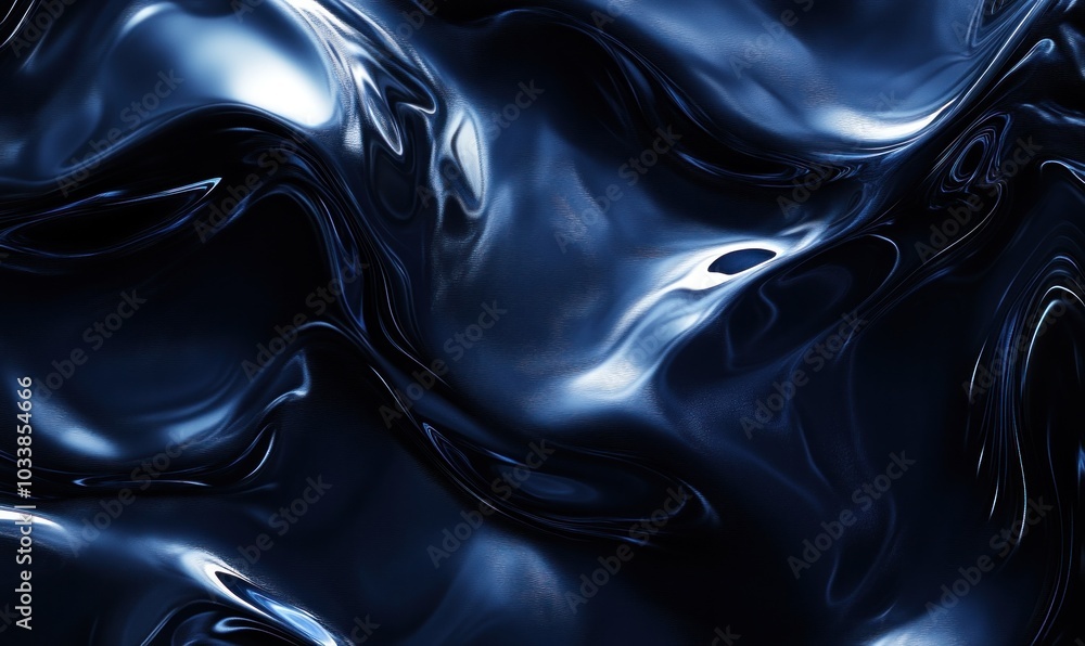 Abstract Dark Metallic Liquid Texture Background Abstract Dark Metallic Liquid Texture Background