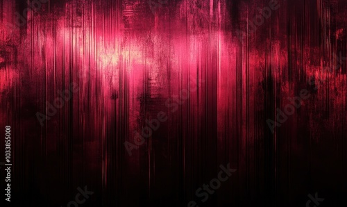 Vibrant Abstract Red Background with Vertical Lines