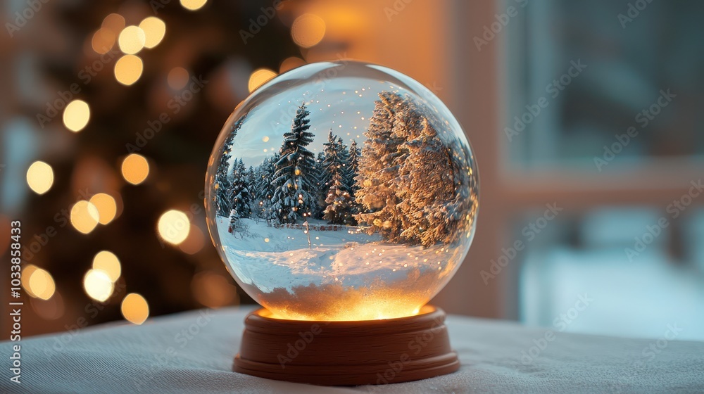 Winter Wonderland in a Snow Globe Winter Wonderland in a Snow Globe