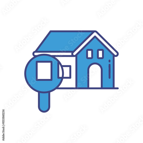 Property Appraisal vector icon stock illustration