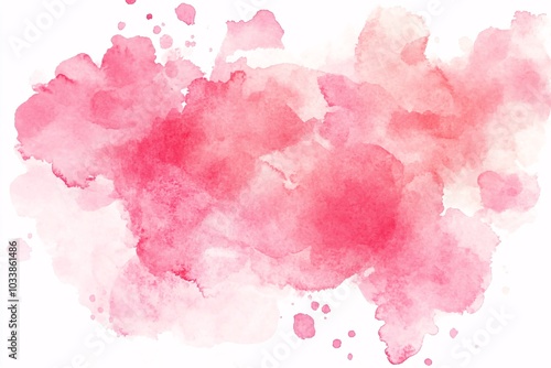 Abstract Watercolor Pink Background - Design Texture