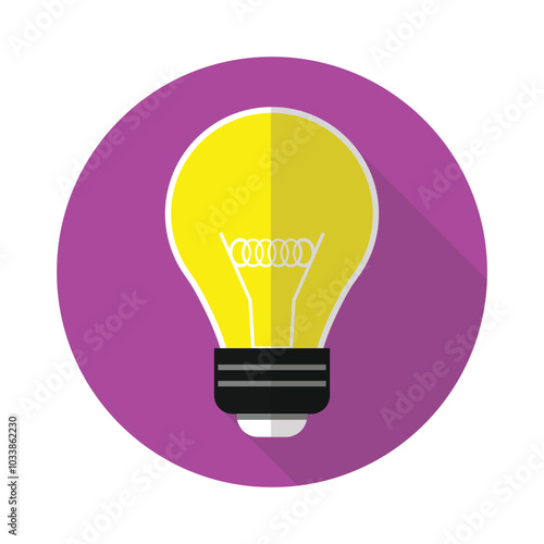 idea lamp icon vector illustration design