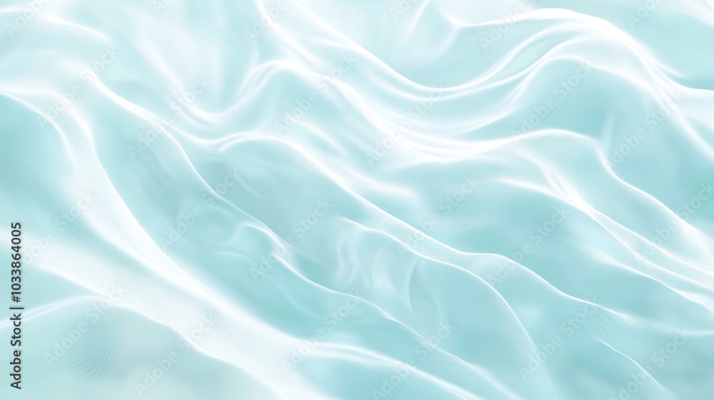 Obraz premium Abstract Blue Silk Fabric Texture