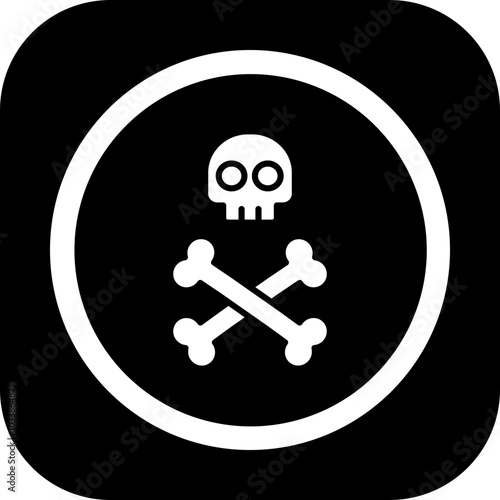 Skull And Bones Icon Design