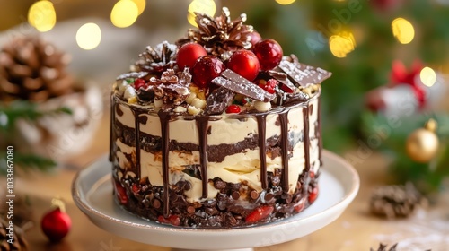 Christmas-themed dessert