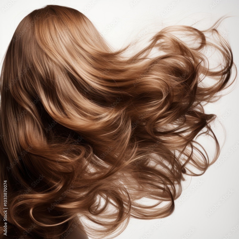 Naklejka premium Beauty hair adult perfection hairstyle.