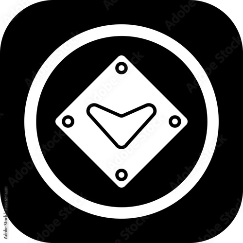 Down Chevron Icon Design